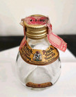 Pinch Haig   Haig 3 Side Empty Mini Glass Bottle Scotch Whiskey Made In Scotland