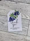 Gift Tags Thank You For Celebrating With Us Flower Twine Labels 30 Pieces