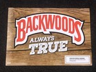 Backwoods Sign Counter Mat Authentic Cigar Store Advertising Banana Rare New