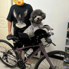Bicycle Pet Carrier With Quick Release Bracket     Front Dog Basket With Safety Cl