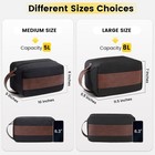 Toiletry Bag For Men - Large Dopp Kit For Travel Water Resistant Travel Bag For