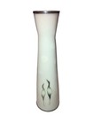 Genuine Yukio Tamura Japanese Cloisonn   White Crane Vase W  Original Box   Card