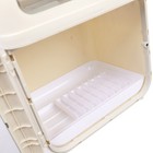 Covered Kitchen Dish Drying Rack Plastic Dustproof Drain Storage Box Basket Hold