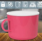 New Microwave 20oz Coffee Mugs Cups Bowls W Lids Dishwasher Safe Soup  Set Of 4