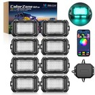 Mictuning Q2 Max Rgb ic Rock Lights  8 Pods Multi-color Diy Underglow Neon Kit