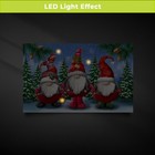Briarwood Lane Winter Gnomes Christmas Large Led Canvas Art 24x16