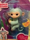 Fingerlings Interactive Baby Monkey Zoe  turquoise With Purple Hair  Wowwee New