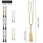 2 4pcs Curtain Holdbacks Rope Tie Backs Durable Tassel Tiebacks Window Decor