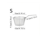1 Pc Stainless Steel Deep Frying Basket Fine Mesh Strainer With Handle   Hook