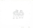 Raphael  Michelangelo  Donatelloof  tmnt  Turtles 3 Original Production Drawings