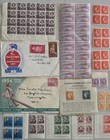 Vintage Australia New Zealand Stamp Collection Lot Mint Blocks Fdc Postal Covers