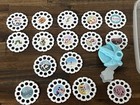 Moonlite Story Projector  16 Discs Reels Lot Disney Mickey Little Golden Books
