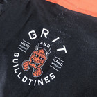 Grit   Guillotines Black Orange Fighting Fightwear Shorts Men Xl Trust Hard Work