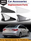 For 2015 2019 Hyundai Sonata-elantra Ebony Black Shark Fin Roof Antenna Cover