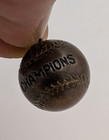 Vintage Sterling Silver Baseball Pendant Engraved P l 1945 And  champions 