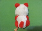 Vintage Russ Berrie Pips White   Red 6  Bear Plush Stuffed Animal 1980