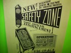 Pinball Machine Ad Safety Zone Scientific Machine Corp Marketplace Magazine 1981
