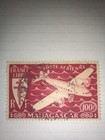 Madagascar France Libre 1943-46 Airmail Overprints Album Page Mh Used Stamps Lot