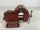 Wilton Bench Vise Red Swivel Base 3    Jaw Opening Made In Usa