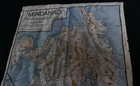 Wwii Raaf Royal Australian Air Force Silk Mindanao Escape Map Pilot Scarf 1944 D