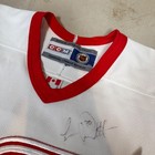 Ccm Detroit Red Wings Luc Robitaille 20 Signed Hockey Jersey Mens Xl White Red