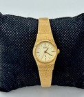 Vintage 1980s Citizen Cq Quartz Gold-tone Ladies Watch