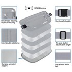 Slim Rfid Blocking Money Belt For Travel Hidden Passport Holder Under Clothes