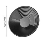 Gold Pan 13 Inch Plastic Gold Panning Pan Mining Prospecting Basin Sifting Tool
