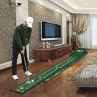Swingtek Putting Green Mat Indoors  Practice With Auto Ball Return - Ideal For 