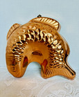 Revere Ware Korea   Taurus Portugal Lot 2 Vtg Copper Fish Wall Molds