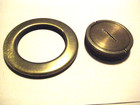 Vintage Solid Brass Deck Mount Boat Fill 2-1 2  Round  In Very Good Condition