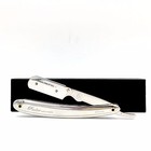 Parker Safety Razor Sr1 Stainless Straight Edge Barber Razor   5 Blades