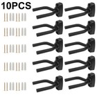 10-pcs Pack Guitar Hangers Hook Holder Wall Mount Hanger Display Instrument