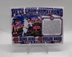 Custom Fan Art Pete Crow-armstrong 2026 40 40 Club  Chicago Cubs Baseball