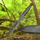Custom Handmade Double Edge Blade Dagger Knife War Outdoor Survival Adventure