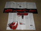1980 Corvette Brochure   Original 22 X Inch 25 Poster    80 Sales Catalog