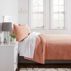 Twin twin Extra Long Corduroy Plush Comforter Copper - Room Essentials 