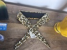 Angel X Bunkerking Paintball Headband - Gold Snow Leopard - Vintage - Padded