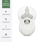Hunter Fan 52 Inch Contemporary Brushed Nickel Ceiling Fan W  Light Kit   Remote