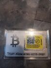 Ballet Cryptocurrency Wallet - Real Bitcoin Series - Stainless Steel