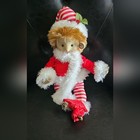 Vintage Handmade Poseable Christmas Elf Pixie Doll Santa Helper Decor