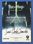 Rick   Morty Cryptozoic Season 3 Sketch Card Jose Carlos Sanchez 1 1 Pickle Rick