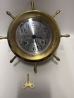 Seth Thomas Helmsman 4 Inch Dial Heavy Brass Ships Bell Clock Model 1052-003