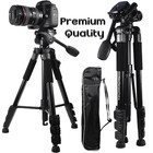 Aluminum Alloy Camera Tripod Stand Holder For Canon Nikon Cell Phone Remote Dslr