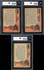 1966 Topps Opc Batman Black Bat Complete 55 Card Set 3 Graded  1  2 Robin 27 Cat