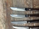 Set Of 10 Vintage 1960s Cutco Table Steak Knives No 47 Straight Edge Wood B