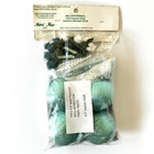 Vtg Sealed Merri Mac Victorian Sparkle Teal Sequin Bead Ornament Kit Makes 4