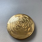 Vintage Pilcher Compact Gold Tone Mirror   Powder Puff Makeup Rare