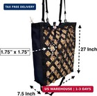 Majestic Ally Premium Nylon Hay Bag For Horses And Livestock  Simulates Grazing 