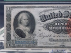 1886  1 Silver Certificate  martha  Large Note Fr 217 Pmg 25  002 Very Fine